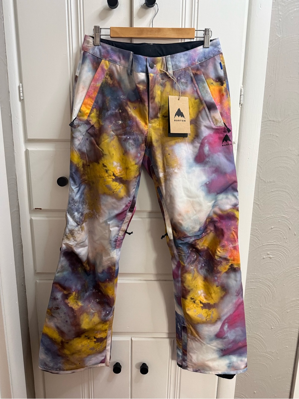 Burton Women’s Society Stout White Voyager Snowboard Pants